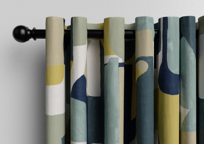 Athena, Ocean - Made to Measure Curtains - Image 12